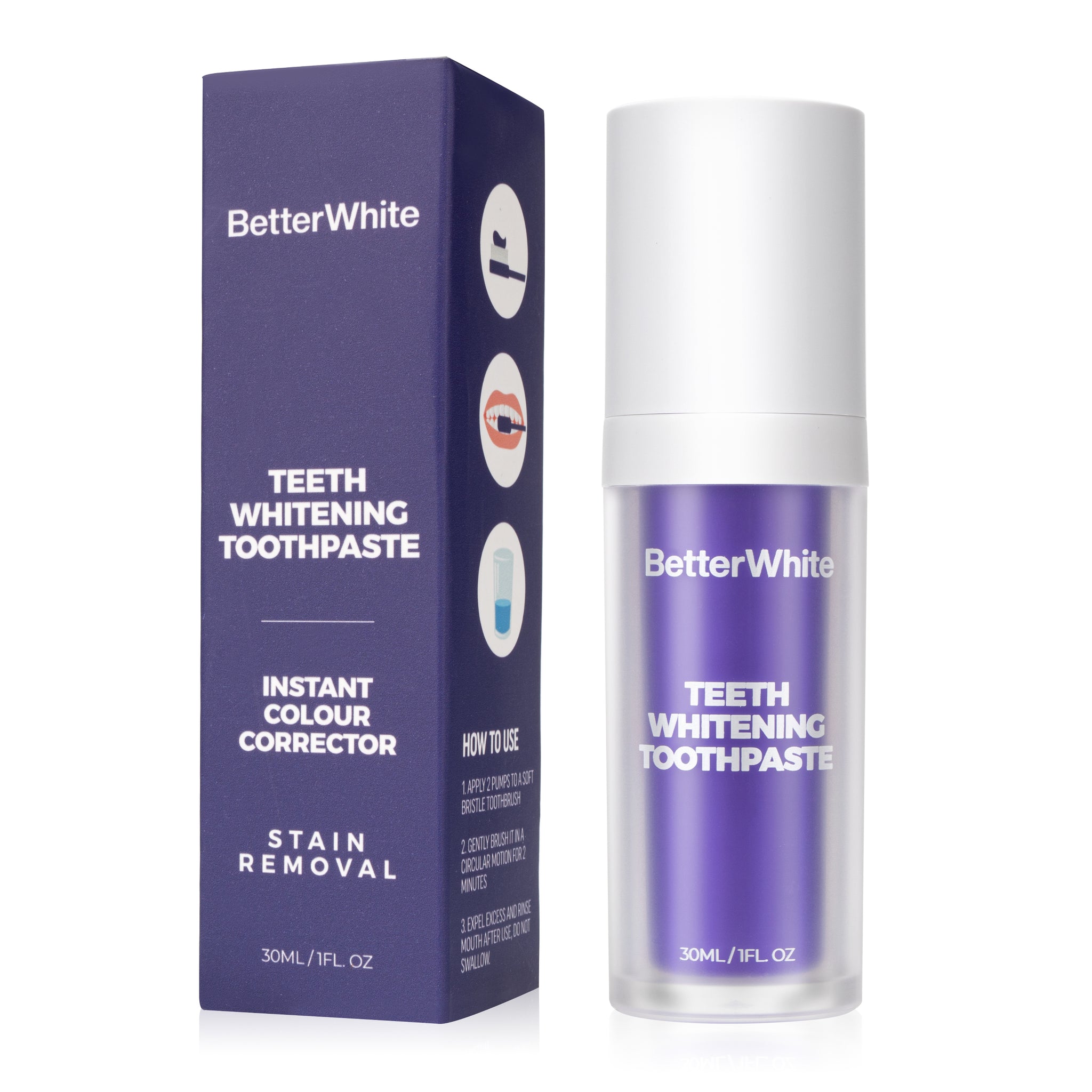 Teeth Whitening Purple Toothpaste